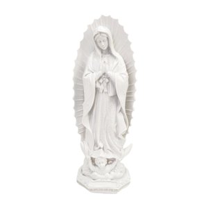Magideal - Estatuilla De Madre María, Figura De Nuestra Señora De Fátima, Decoración De Capilla, Escultura Religiosa, Estatua De María Santísima Para Decoración