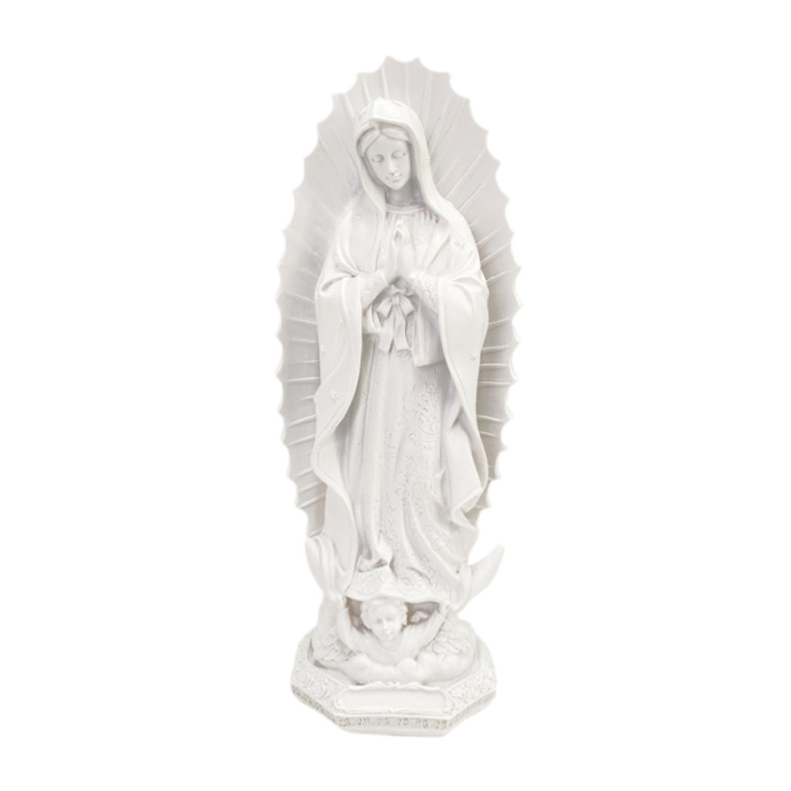 Magideal - Estatuilla De Madre María, Figura De Nuestra Señora De Fátima, Decoración De Capilla, Escultura Religiosa, Estatua De María Santísima Para Decoración