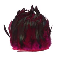 Bothyi - Flecos De Plumas Para Decoración De Ropa, Manualidades De Costura Para Falda, Sombrero, Vestido De Novia, Rosa Roja