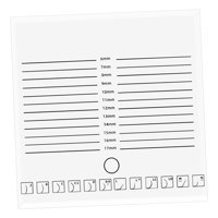 Ioensy - Paleta De Acrílico Para Pestañas, Bandeja Para Pestañas Postizas, Herramientas Para Pestañas De Maquillaje, Fila Doble Blanca