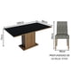thumbnail image 3 of Juego de Comedor Madesa Keila con 4 Sillas Marrón/Negro/Silver, 3 of 10