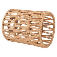 Xusx111 - 1 Paquete Ratán Sombra De La Lámpara, Tejido A Mano Natural De Mime Sombra De La Lámpara, Boho Colgante Sombras De Luz Para La Sala De Estar, Dormitorio, Cocina - Ecológico Y Elegante Decora