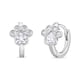 thumbnail image 1 of Aro Argollas de Huella de Perro con Circones de Plata 925, 1 of 2