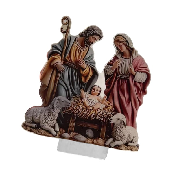 Escenas De Mesa Navideñas De La Natividad Para La Oficina, Decoración Del Hogar, Regalo De Cumpleaños