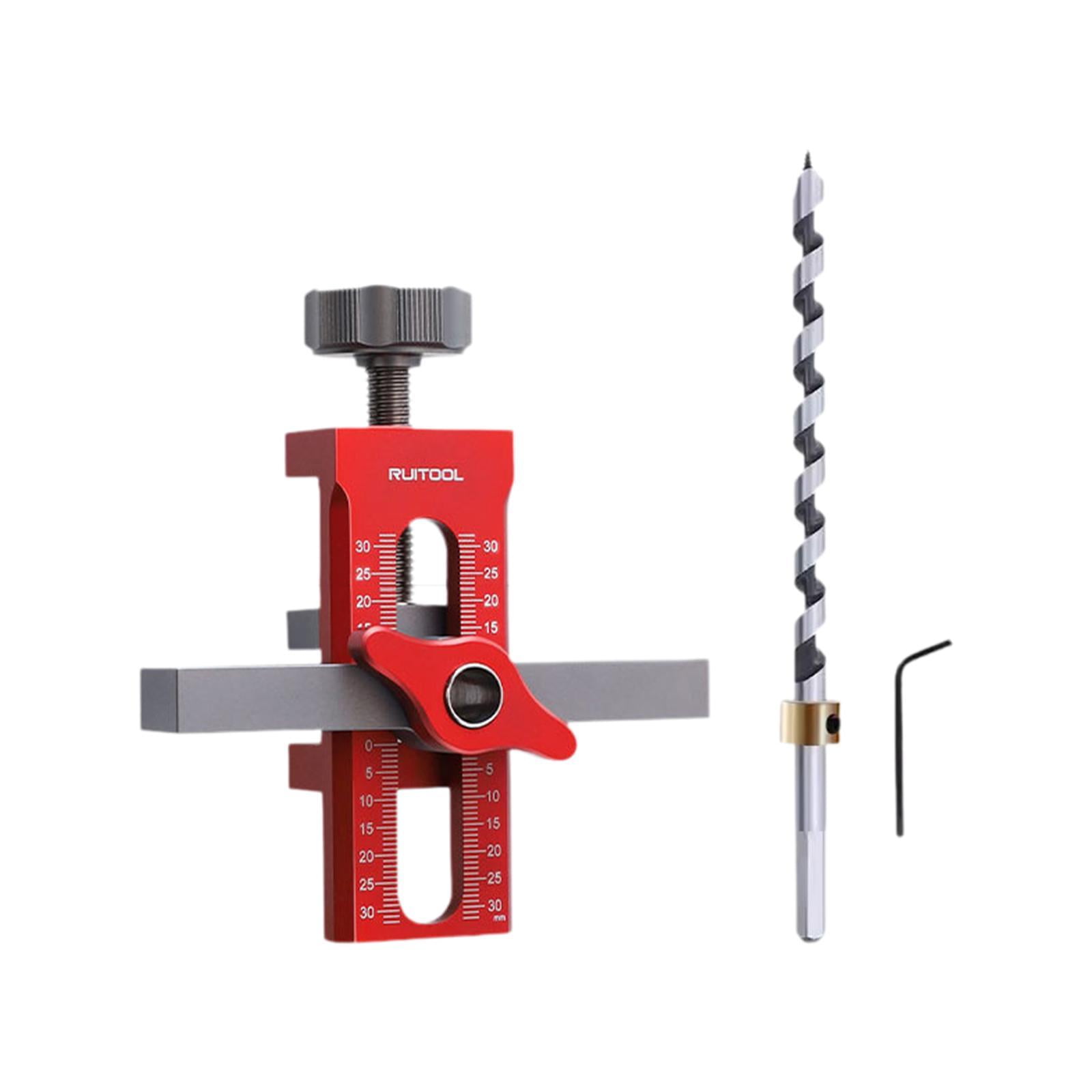 Ioensy - Plantilla De Herrajes Para Montaje En Puerta De Gabinete Resistente Para Proyectos De Muebles Estilo B De Aleación De Aluminio