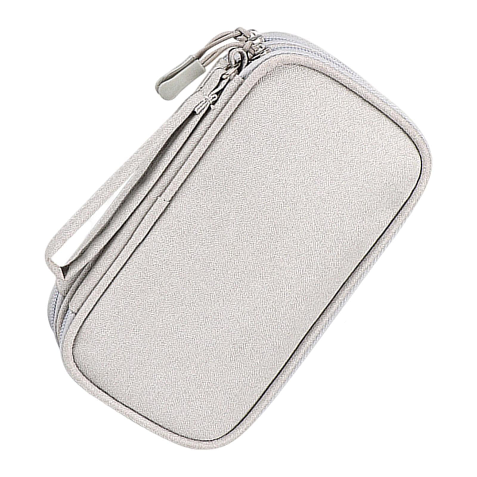 Bothyi - Organizador De Electrónica De Viaje Portátil Impermeable Para Cable Cargador Usb Gris