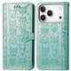 thumbnail image 1 of Funda Cartera FOXDOCK para iPhone 17 Pro , Flip PU con Relieve de Gatos y Perros, Tarjetero y Soporte, 1 of 6