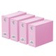 thumbnail image 1 of Organizador de sábanas SpaceAid plegable 13x38x32 cm rosa (pack de 4), 1 of 7
