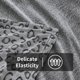 thumbnail image 4 of Manta FY FIBER HOUSE, forro polar de franela, 90 x 108 cm, gris, 4 of 7