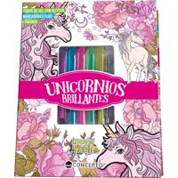 Latinbooks - Libro Megakit De Arte - Unicornios Brillantes