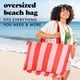 thumbnail image 2 of Bolsa Tote De Playa Xl Fit Fresh Para Mujer Con Cierre Y Bolsillos, 2 of 6