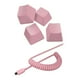 thumbnail image 1 of Razer PBT Keycap + Coiled Cable Quartz, 1 of 7