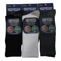 Only Zaza - Calcetines Deportivo (Soquete) Para Hombre De Bambú + Cobre - Diabéticos - Sin Costuras - Docena.