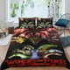 thumbnail image 2 of Alas de Fuego Conjunto de sábanas temático, trío de piezas, cómodo y amigable con la piel, diseño único, regalo de decoración para el hogar para familiares, amigos y fans,173cm *218cm, 2 of 6