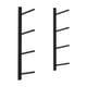thumbnail image 5 of Estante de almacenamiento para esterilla de yoga, organizador de gimnasio, carrito liviano, portátil, multiusos, ganchos de pared para tabla de esquí, Altura 66 cm, 5 of 5