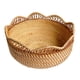 thumbnail image 4 of Bandeja de mimbre, cuenco de almacenamiento de ratán, cesta decorativa, cesta tejida para servir, cuenco, cesta de frutas, verduras, decoración de mes L, 4 of 5