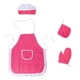 thumbnail image 2 of 4 Uds. De Juguetes Para Juego De Imitación De Cocina Para Niños Con Delantal Y Gorro De Chef, Manopla Para Horno, Almohadilla Caliente, 2 of 3