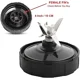thumbnail image 3 of Cuchilla extractora de repuesto para Nutri Ninja, compatible con Nutri Ninja 900W/1000W (paquete de 1/3/6, negro), 3 of 5
