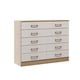 thumbnail image 4 of Cómoda Dakar 10 Cajones Blanco - Roble, 4 of 5