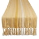 thumbnail image 1 of Camino de mesa DII Farmhouse con rayas trenzadas, 38 x 275 cm, color dorado miel, 1 of 6