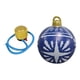 thumbnail image 4 of Bola Inflable De Navidad Accesorios De 20 Pulgadas Bola De Navidad Para Exterior Festival Jardín Copo De Nieve Azul, 4 of 5