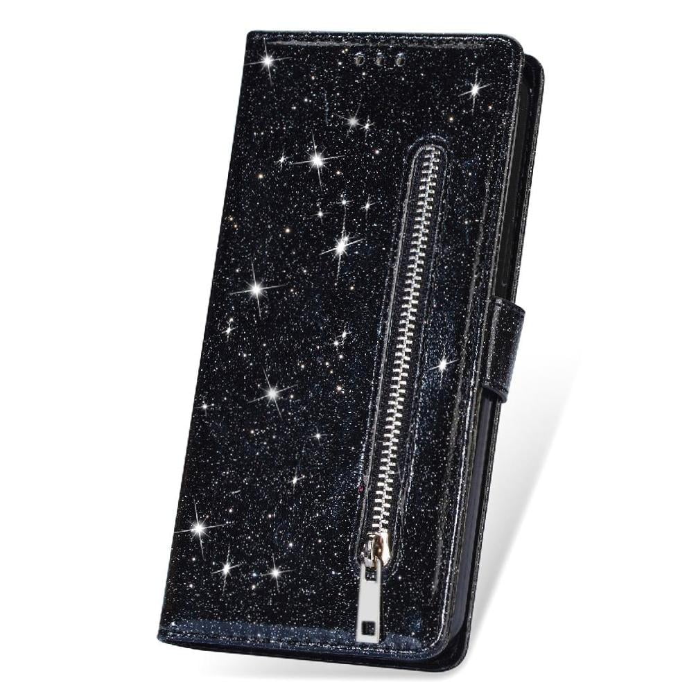 Funda Para Foxdock Elegante Funda Samsung Galaxy S24 Ultra Glitter Con Cremallera-ideal Para El Uso Diario