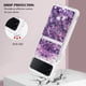 thumbnail image 4 of Funda Para Sansung Galaxy Z Flip 3 Con Brillo Líquido, Protección Completa Y Soporte De Anillo Giratorio, 4 of 4