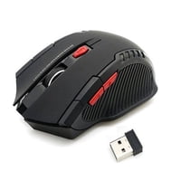 Impormaipu - Mouse Gamer Óptico Raton Inalámbrico 6 Botones Wireless Para Notebook Pc Usb Computadora Dpi Pilas Aaa (No Incluidas)