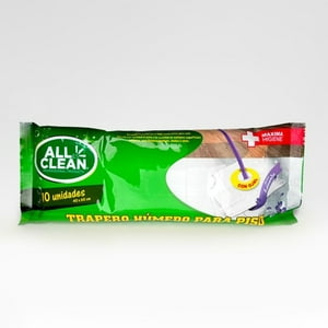 Pack X 4 Paño Húmedo Para Piso 10 Und / Lavanda – All Clean