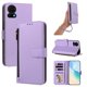 thumbnail image 1 of Funda con Billetera para [TCL 50 LE 5G] con Bolsillo Zipper y Tarjetero Morado claro, 1 of 6