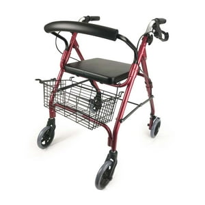 Blunding - Andador 4 Ruedas Con Asiento Y Canasto