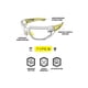 thumbnail image 2 of Gafas de seguridad Mechanix Wear Vision Type-X, antivaho, negras, 2 of 8