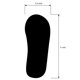 thumbnail image 3 of Almohadillas para pies bronceadas en aerosol CHNELSS Professional, 30 pares, negras, 3 of 9