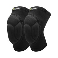 Coolfit - Rodillera Volleyball Alta Densidad Talla M Elasticada Negra