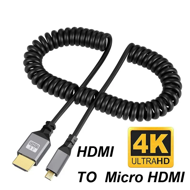 Genérico - Cable Hdmi A Micro Hdmi Flexible 0.5-2.4m