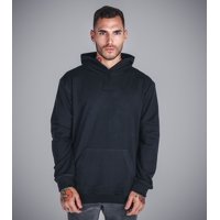 U Esenciales - Poleron Oversize Club Esencial Negro Esenciales