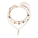 thumbnail image 2 of 3x Collar De Joyería Colgante Simple Para Regalo De Cumpleaños De Playa De Verano Uso Diario, 2 of 5