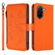 thumbnail image 2 of Funda Cartera Mariposa para [Xiaomi Redmi A5 4G] con Soporte y Cremallera Naranja, 2 of 6