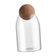 thumbnail image 4 of Recipiente De Almacenamiento De Vidrio Para Despensa, Tarro De Almacenamiento De Alimentos Para Avena, Cereales, Granos De Café, M 800ml, 4 of 5