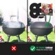 thumbnail image 4 of Juego de 4 Sellos para Parrilla Smoker Chef 12m Negro Nomex, 4 of 6