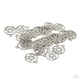 thumbnail image 5 of 60 Piezas De Plata Tibetana Ahueca Hacia Fuera La Flor De Loto De Yoga Colgante Dijes Fabricación DIY, 5 of 5