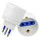 thumbnail image 2 of Adaptador Enchufe Corriente Electrico Schuko Universal Europeo Tipo E F multicolor, 2 of 6