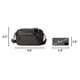thumbnail image 3 of Bolso bandolera XIKIBEA 25 × 7 × 16 cm 450 g negro, 3 of 9