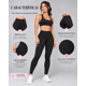 thumbnail image 4 of Calza Larga Deportiva Mujer Pretina Cruzada Moldeadora, 4 of 5