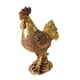 thumbnail image 2 of Estatuilla De Pollo, Artesanía Decorativa, Escultura De Gallo Para Hotel, Vacaciones De Año Nuevo, Dorado, 2 of 5