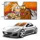 thumbnail image 1 of Los Castores Enojados Parasol para Parabrisas Delantero Protector Plegable, Visera Solar para Auto Bloquea Rayos UV Mantiene tu Vehículo Fresco140cm*76cm, 1 of 6