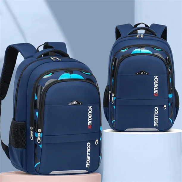 Useful Kids Backpack In Primary Schoolbag For Teenager Boys Waterproof Backpacks Book Bag