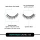 thumbnail image 5 of Pestañas postizas Ardell Soft Touch 156 negras (paquete de 4), 5 of 5