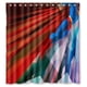 thumbnail image 1 of Cortina de ducha de Superman Art, juego de cortinas de baño con ganchos, tamaño 66 x 72 pulgadas, 1 of 3
