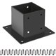thumbnail image 1 of Base de poste Grehitk 4x4 para soportes de poste de cubierta de acero de 3,5 x 3,5 cm, 1 of 7